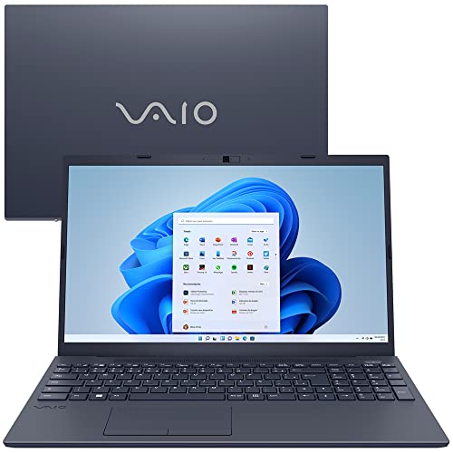 Notebook VAIO FE15, Intel® Core i3 11th, 8GB 256GB SSD, Tela 15,6'' Full HD Antirreflexo, Windows 11 Home - Cinza Grafite, VJFE55F11X-B0111H