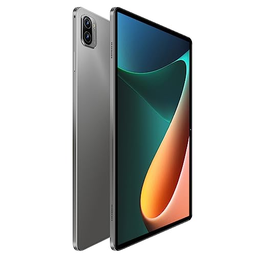 Xixaomiro 10.1'' Tablet Android 13, 8GB RAM 256GB ROM, Dual SIM 1920x1200 IPS Tela WIFI 5G Phone Call Tablet, 32MP 16MP Dual Cam 8800mAh Bateria, Cinza